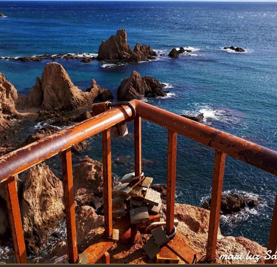 Villa Rocio, 1ª línea playa y Parque Natural Cabo De Gata Exterior foto